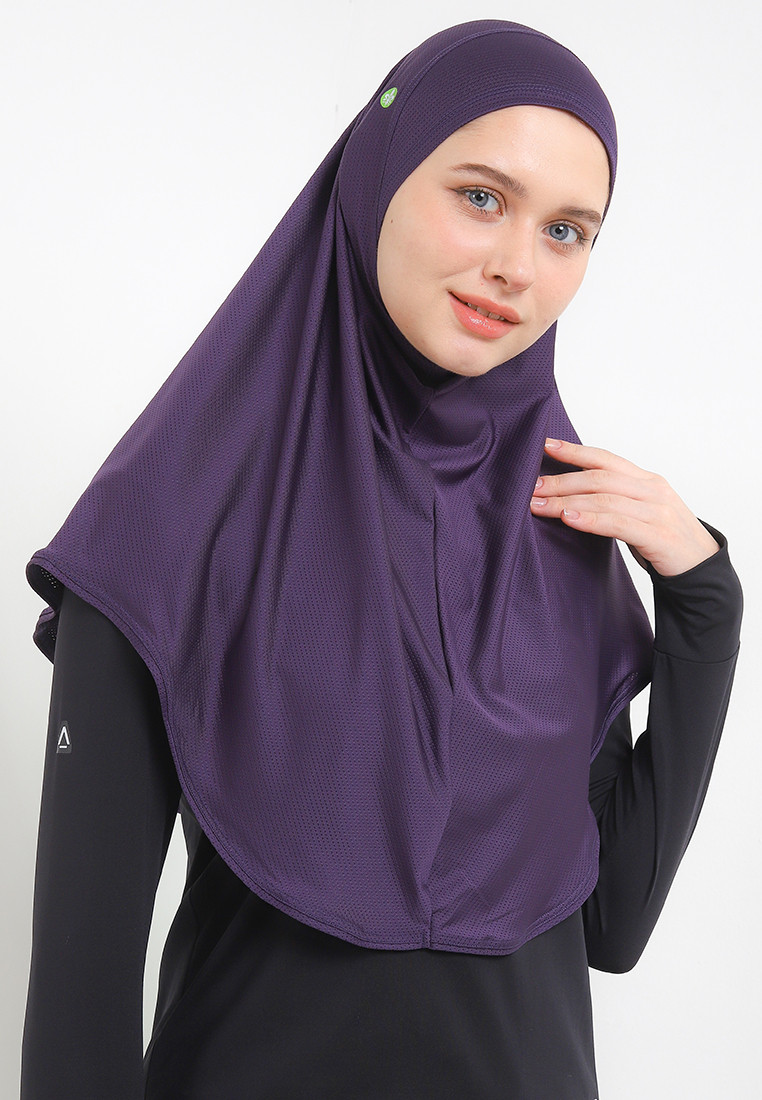 STILNOVO SCENTED SPORT HIJAB - HIJAB PANJANG SPORT WANGI LAVENDER