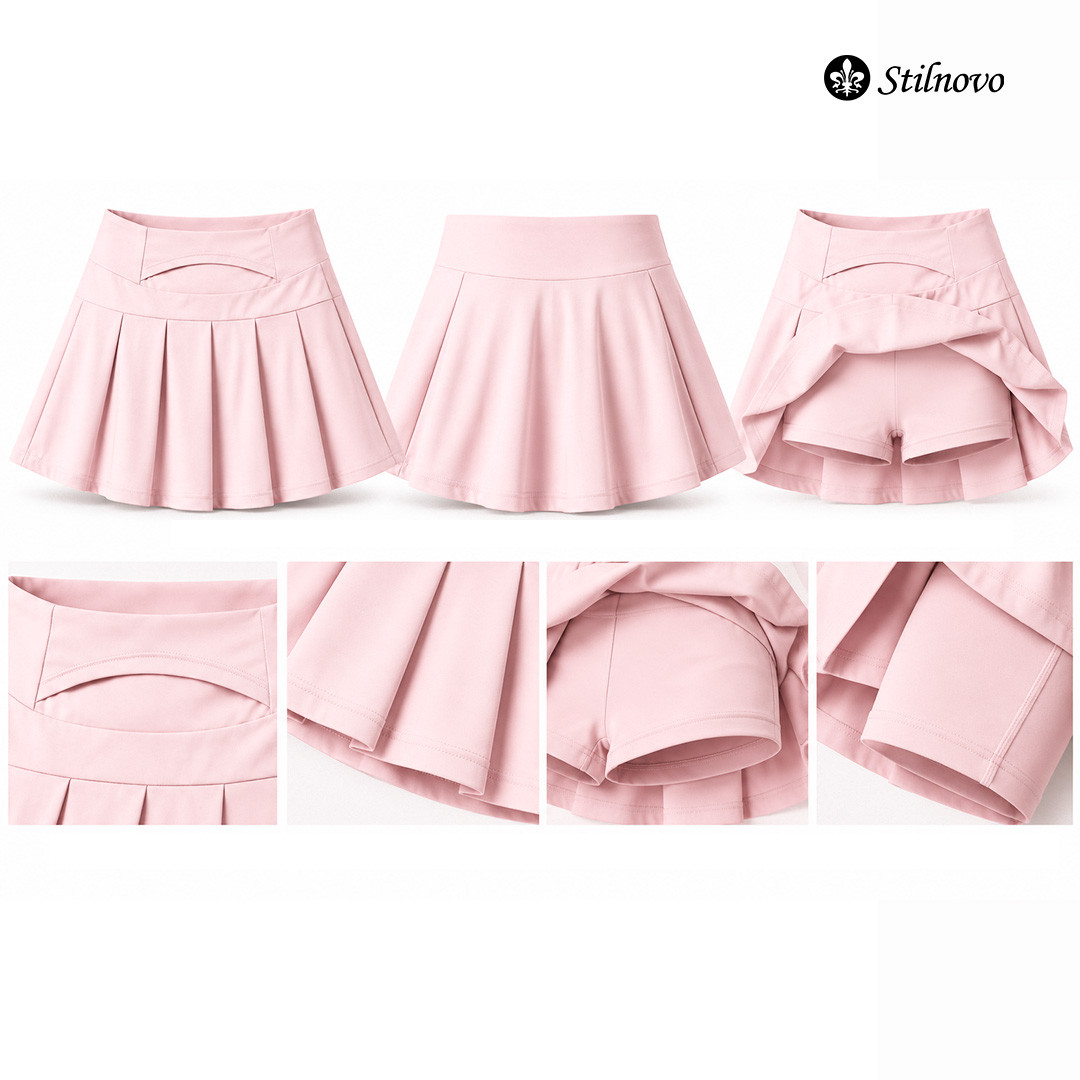 STILNOVO - Women's Active Pleated Skort